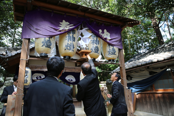 佐紀神社の宵宮祭