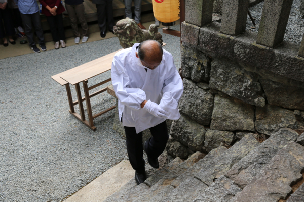 大岩神社の神像奉納祭・秋祭り