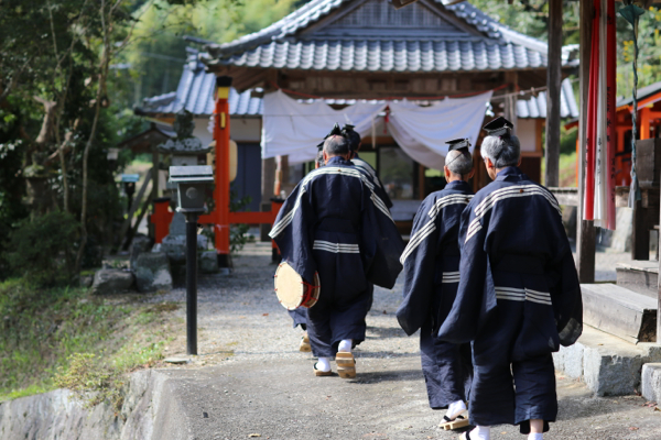 室津戸隠神社の秋祭り
