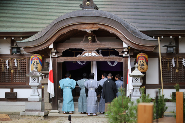 桃香野八幡神社の秋祭り