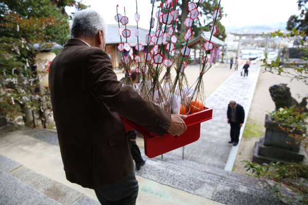 杉谷神社の熟柿祭
