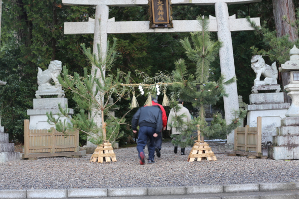 大屋神社の山口祭