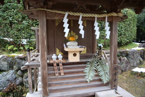 綿向神社の正月飾り