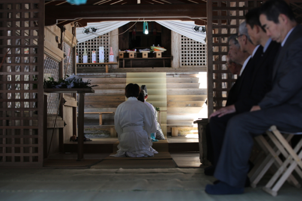 篠田神社の筍祭