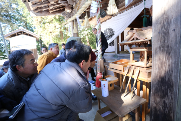 篠田神社の筍祭