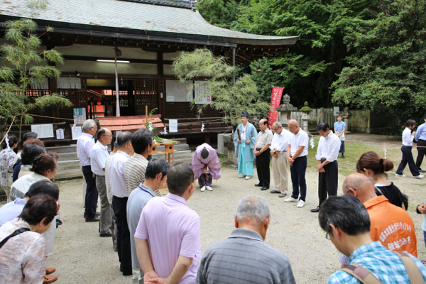 村屋神社の夏越し大祓式