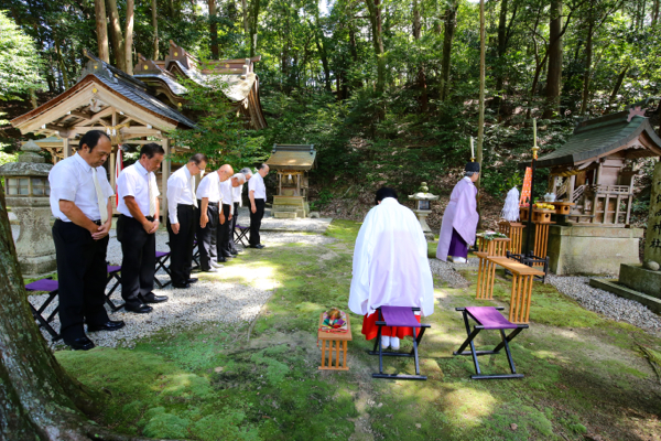 大屋神社の月並祭