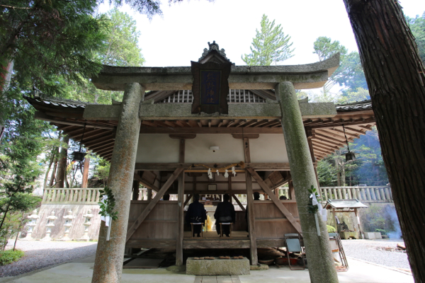 中山熊野神社の月次祭