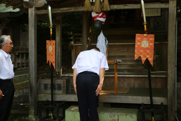 大屋神社の月次祭